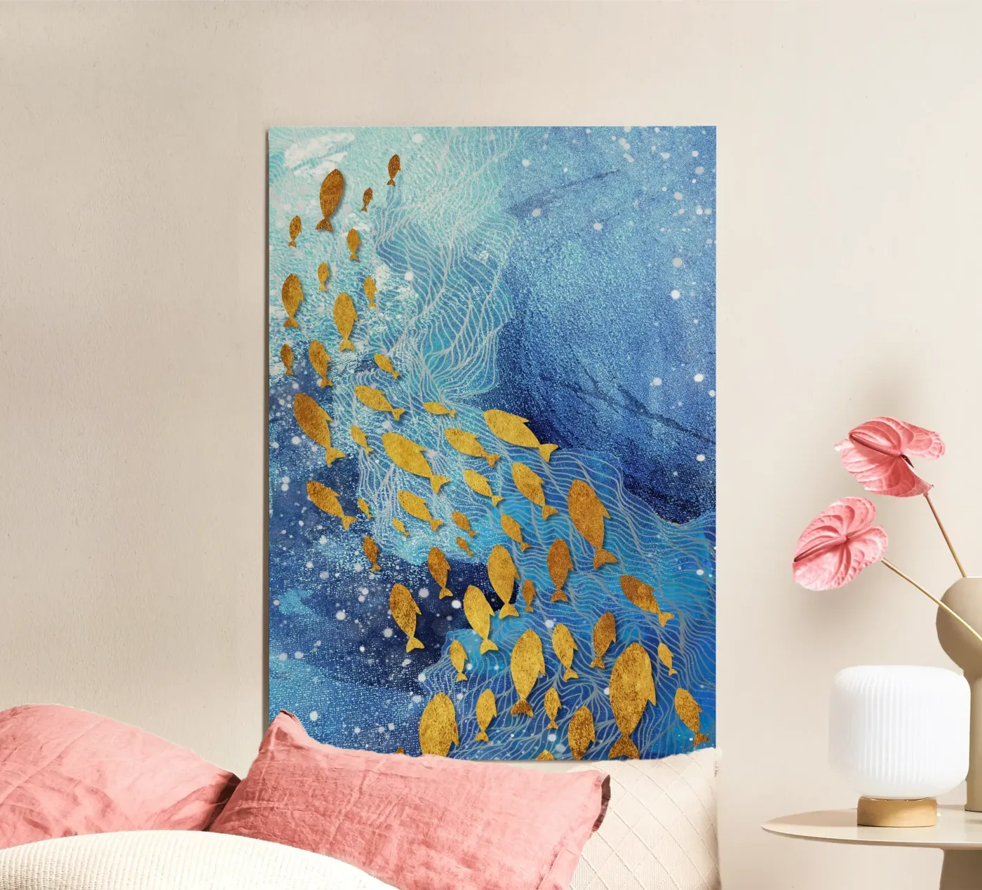 abstract fish pannello forex da vintageshop