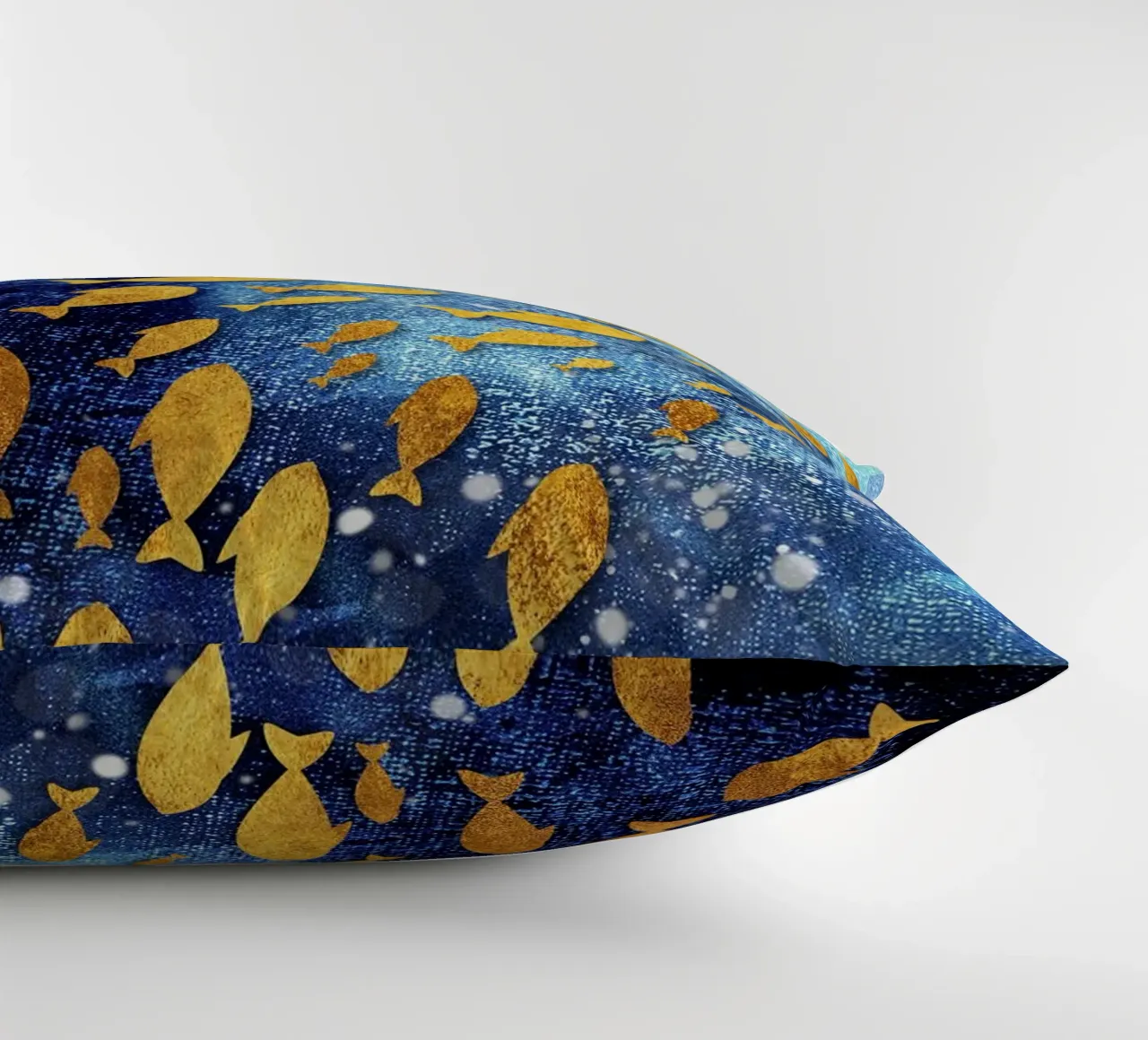 goldfish abstract art cuscino da vintageshop