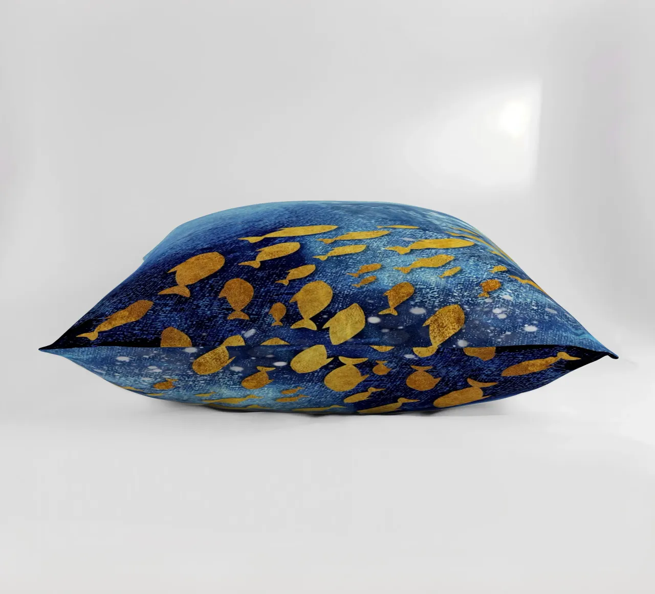goldfish abstract art cuscino da vintageshop