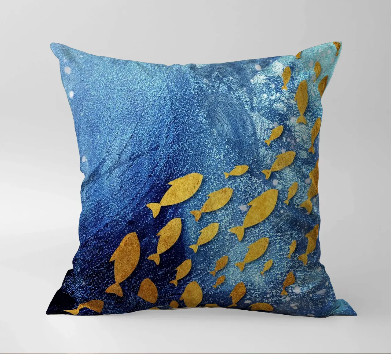 goldfish abstract art cuscino da vintageshop