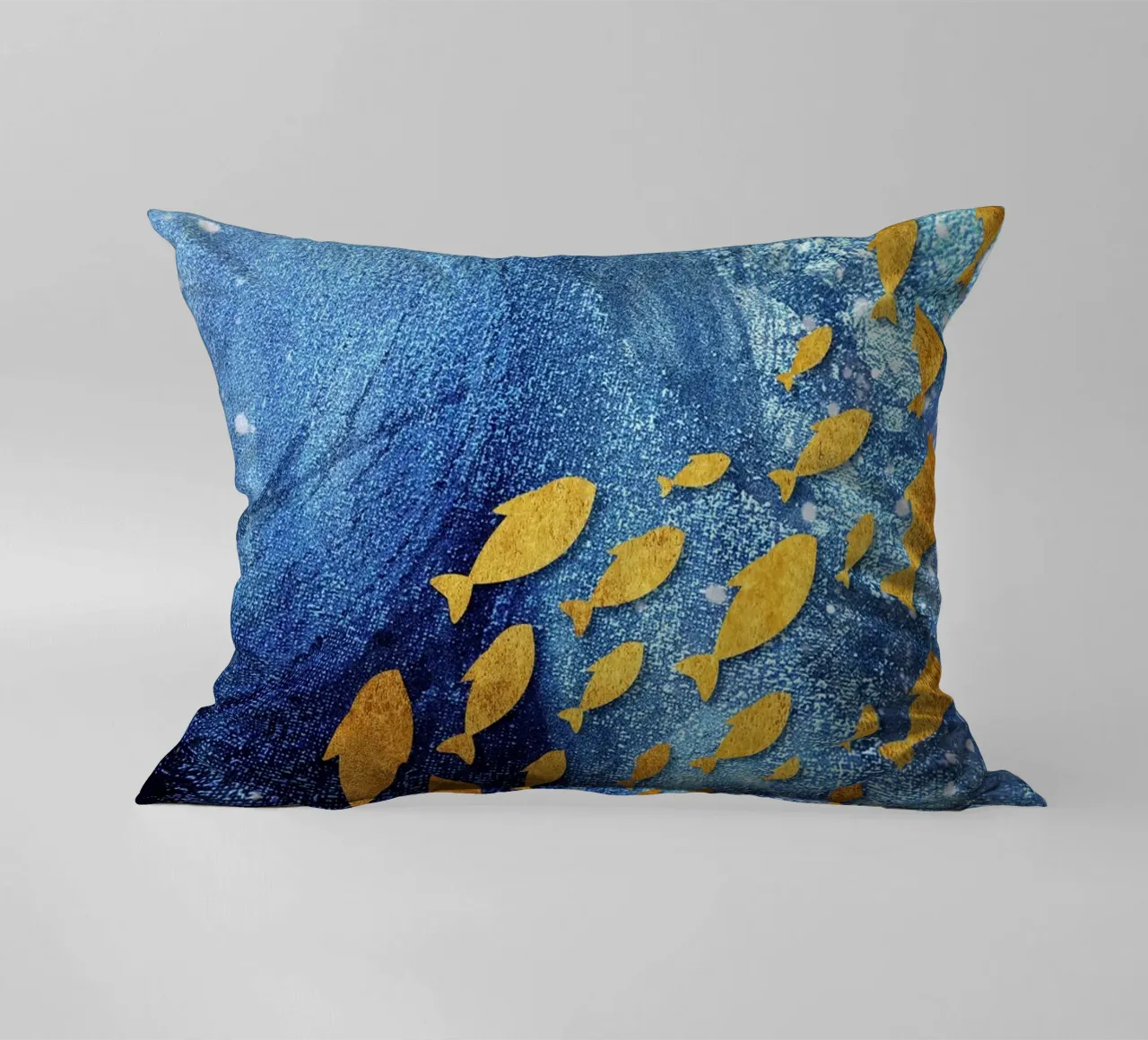 goldfish abstract art cuscino da vintageshop