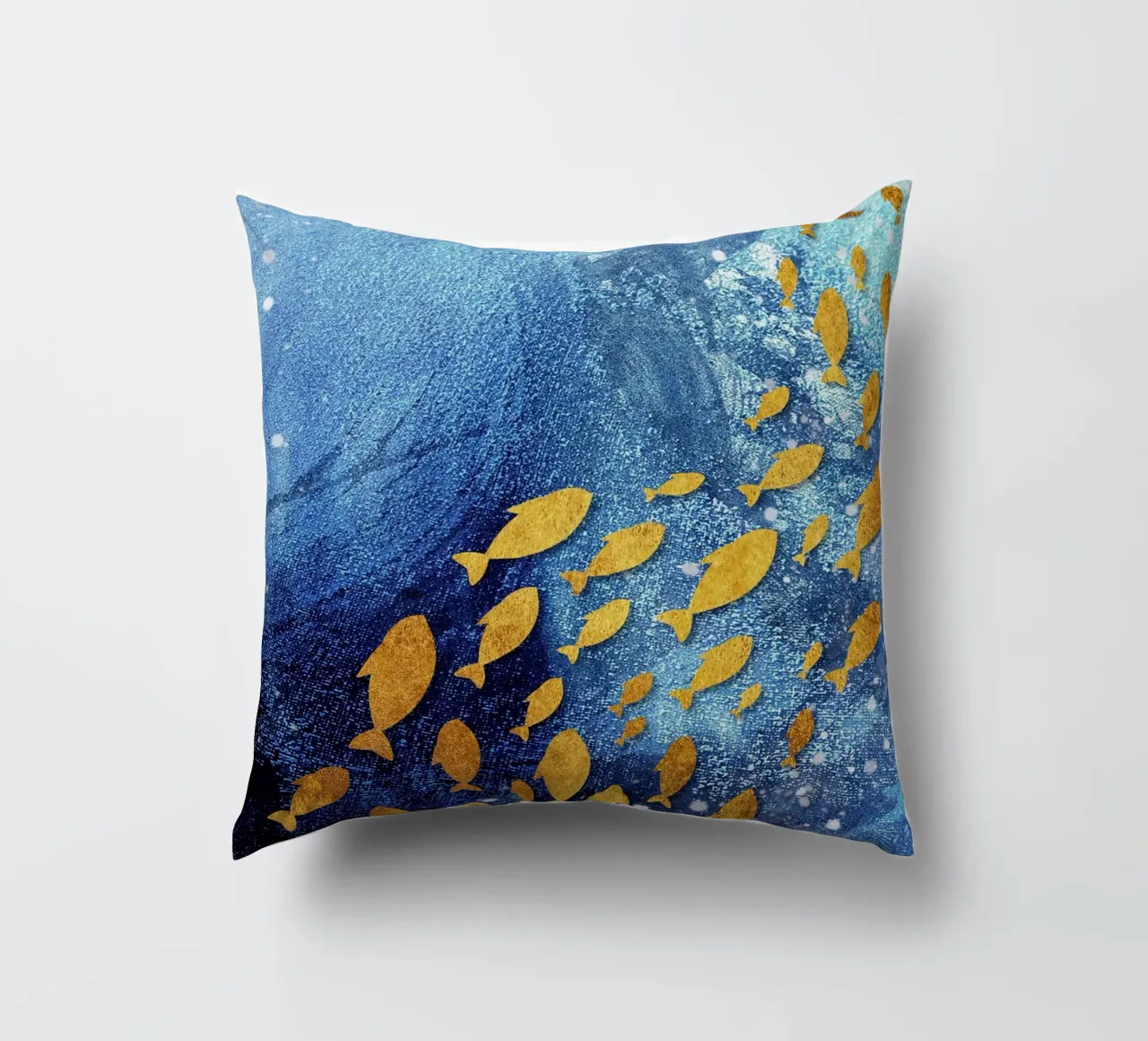 goldfish abstract art cuscino da vintageshop
