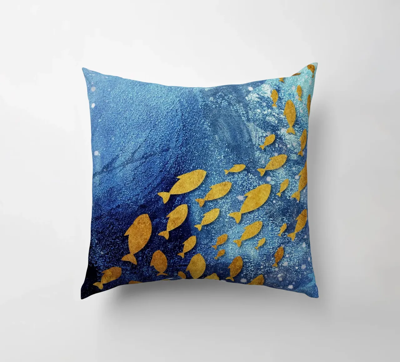 goldfish abstract art cuscino da vintageshop
