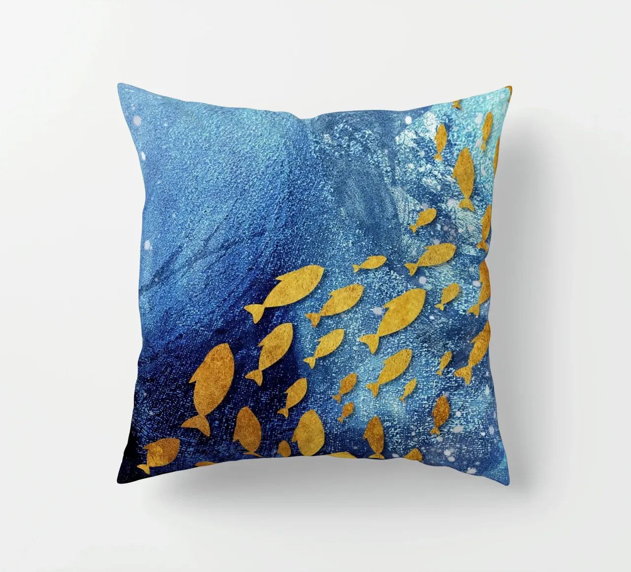 goldfish abstract art cuscino da vintageshop