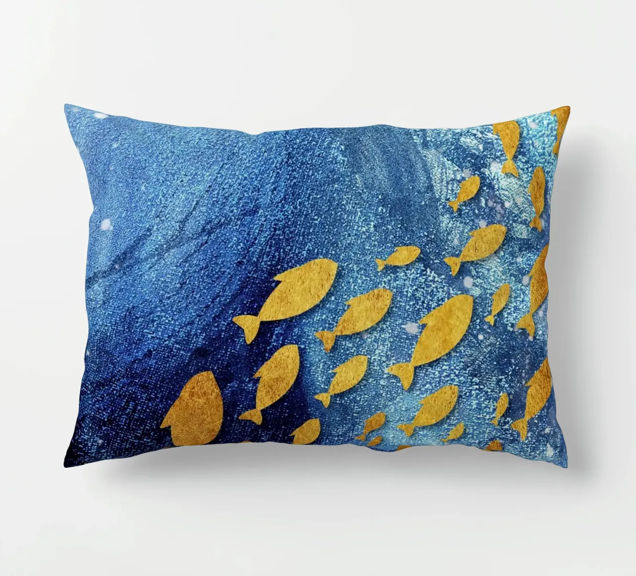 goldfish abstract art cuscino da vintageshop