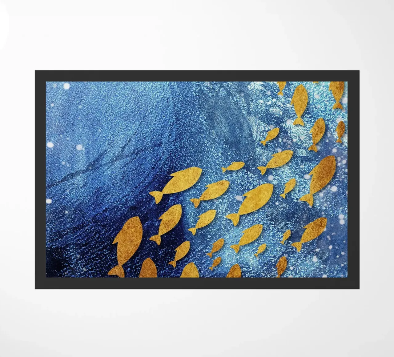 goldfish abstract art zerbino da vintageshop