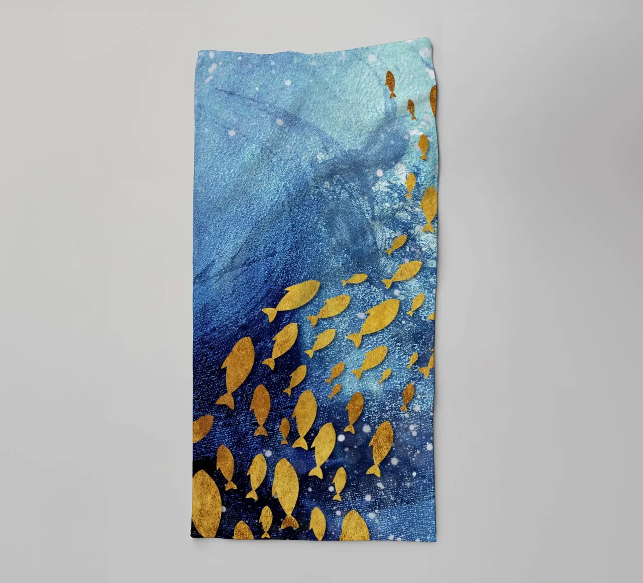 goldfish abstract art asciugamano da bagno da vintageshop