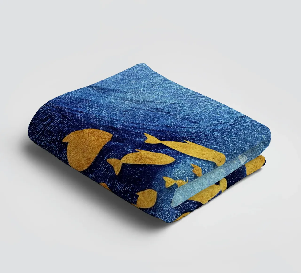 goldfish abstract art asciugamano da bagno da vintageshop