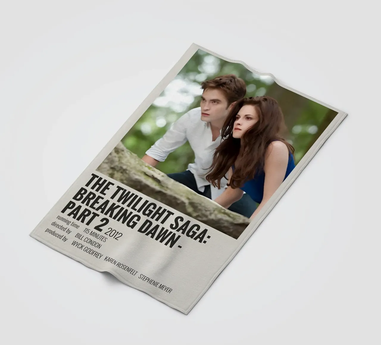 THE TWILIGHT SAGA BREAKING DAWN - PART 2 2012 coperta in pile da MVFminimalist