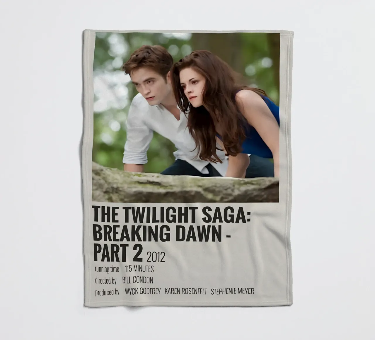 THE TWILIGHT SAGA BREAKING DAWN - PART 2 2012 coperta in pile da MVFminimalist