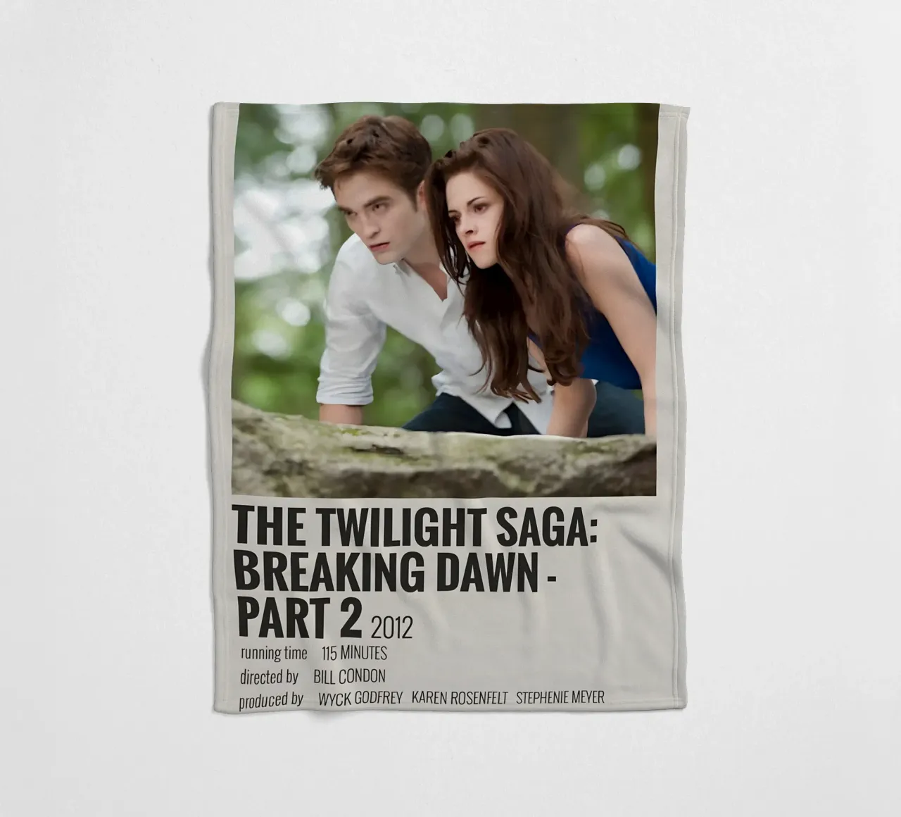 THE TWILIGHT SAGA BREAKING DAWN - PART 2 2012 coperta in pile da MVFminimalist