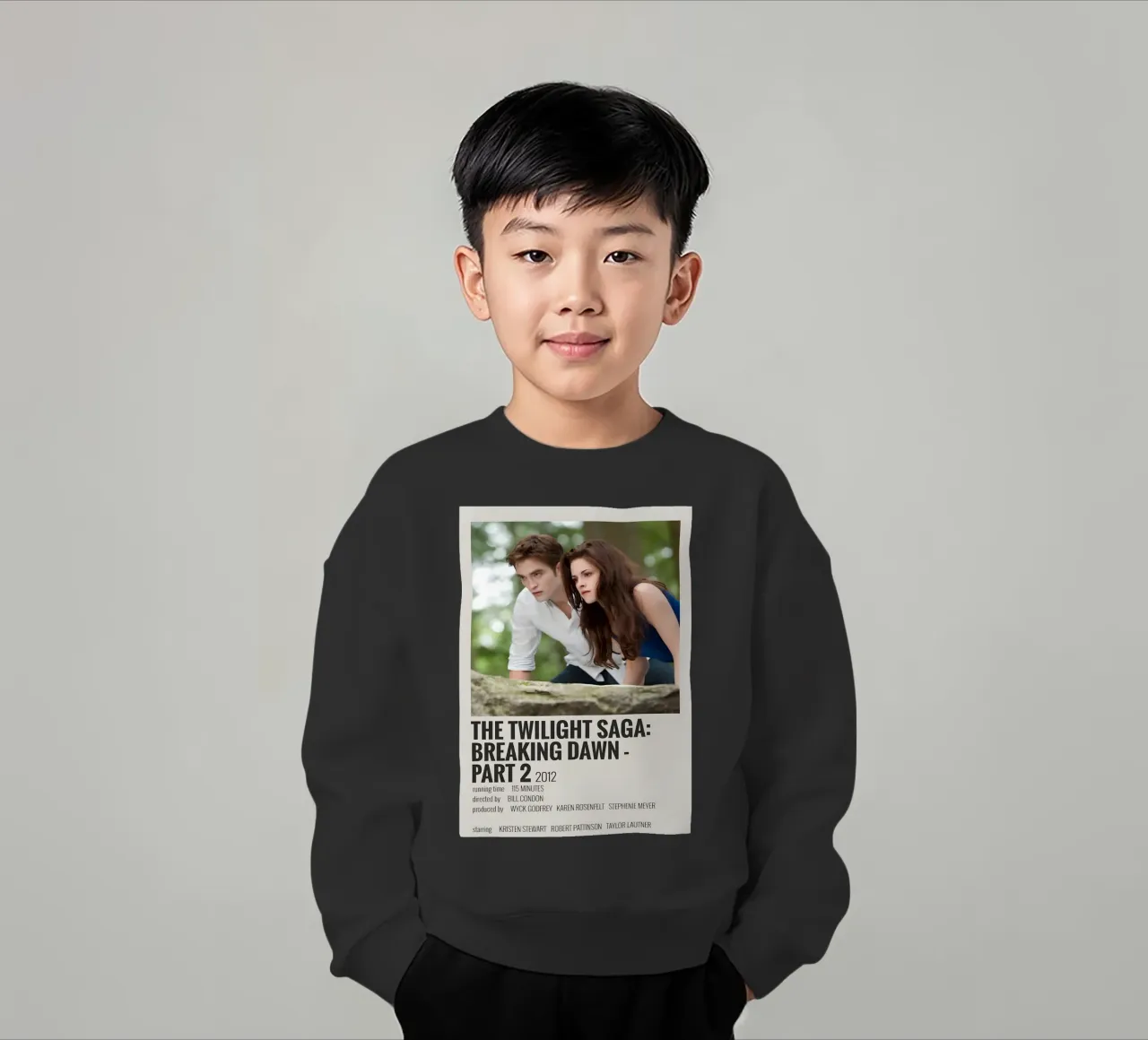 THE TWILIGHT SAGA BREAKING DAWN - PART 2 2012 felpa bambino da MVFminimalist