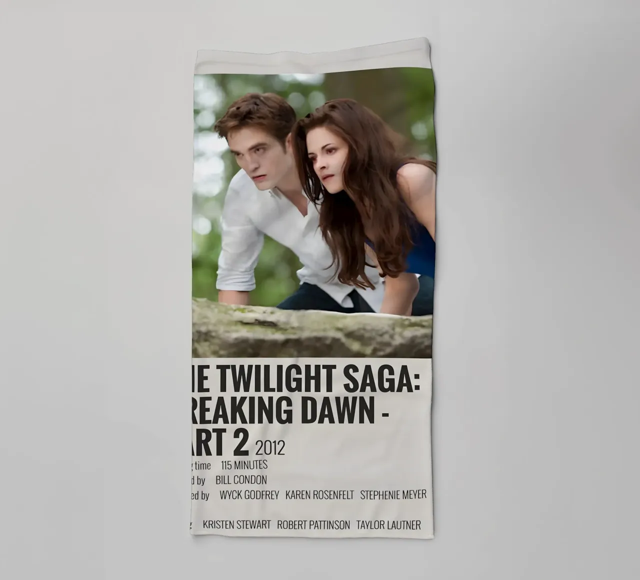 THE TWILIGHT SAGA BREAKING DAWN - PART 2 2012 asciugamano da bagno da MVFminimalist