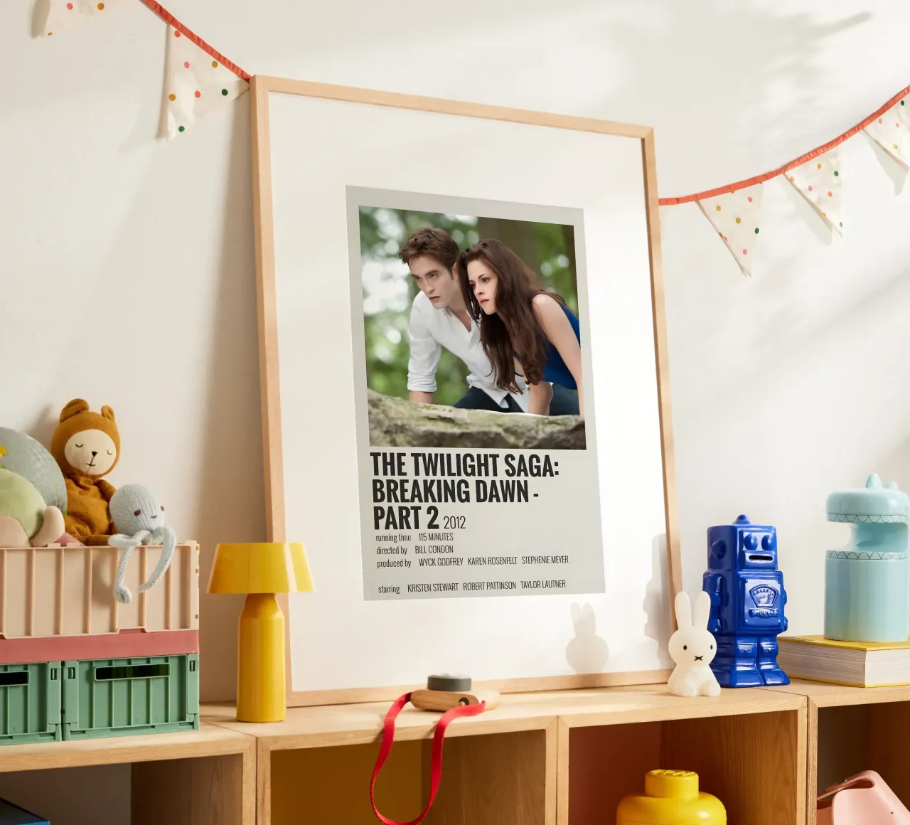 THE TWILIGHT SAGA BREAKING DAWN - PART 2 2012 poster con telaio in alluminio da MVFminimalist