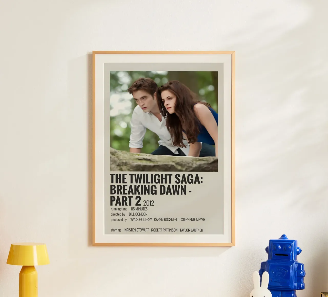 THE TWILIGHT SAGA BREAKING DAWN - PART 2 2012 poster con telaio in alluminio da MVFminimalist