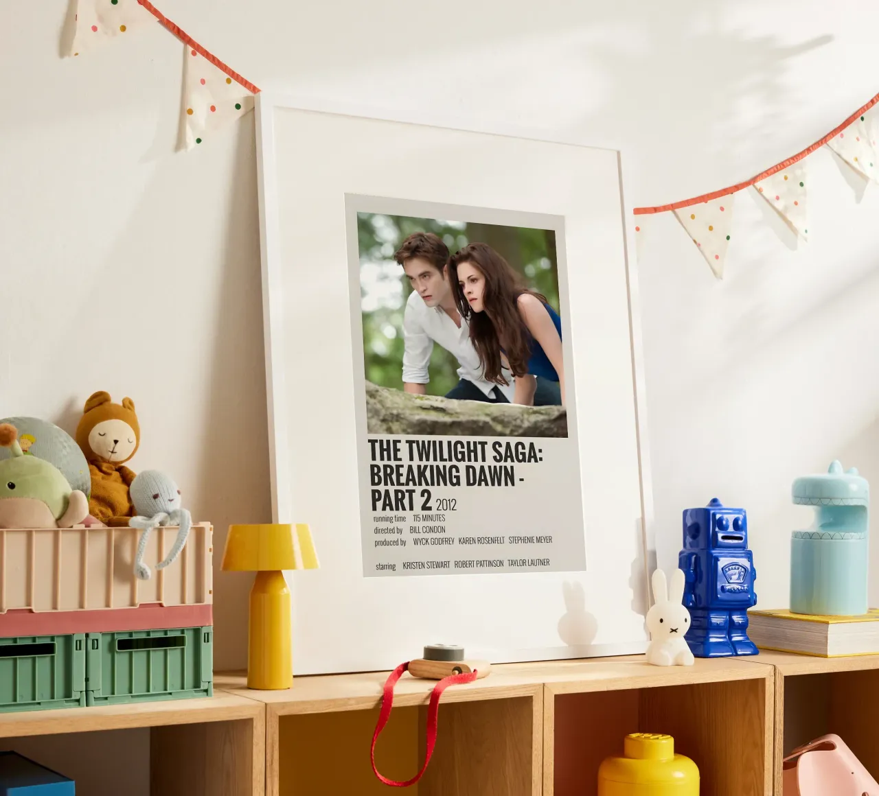 THE TWILIGHT SAGA BREAKING DAWN - PART 2 2012 poster con telaio in alluminio da MVFminimalist