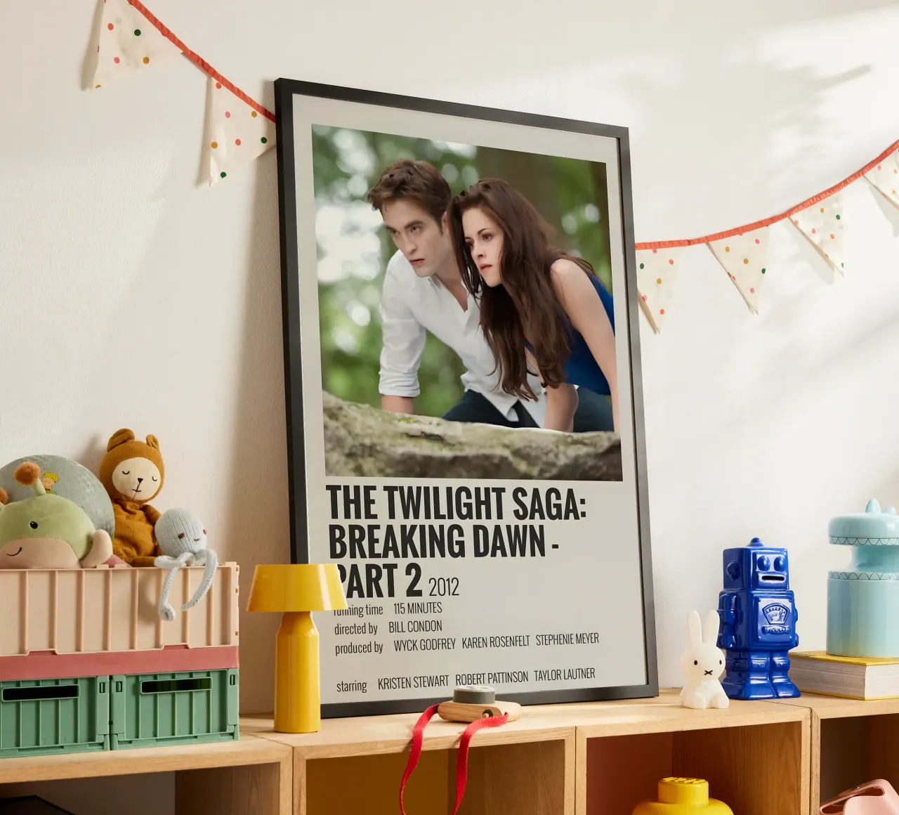 THE TWILIGHT SAGA BREAKING DAWN - PART 2 2012 poster con telaio in alluminio da MVFminimalist