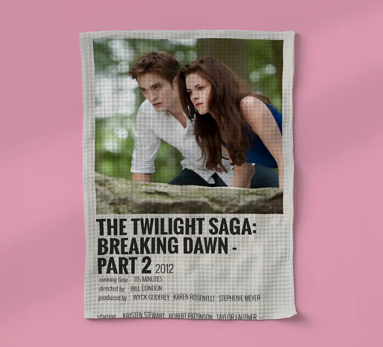 THE TWILIGHT SAGA BREAKING DAWN - PART 2 2012 canovaccio da cucina da MVFminimalist