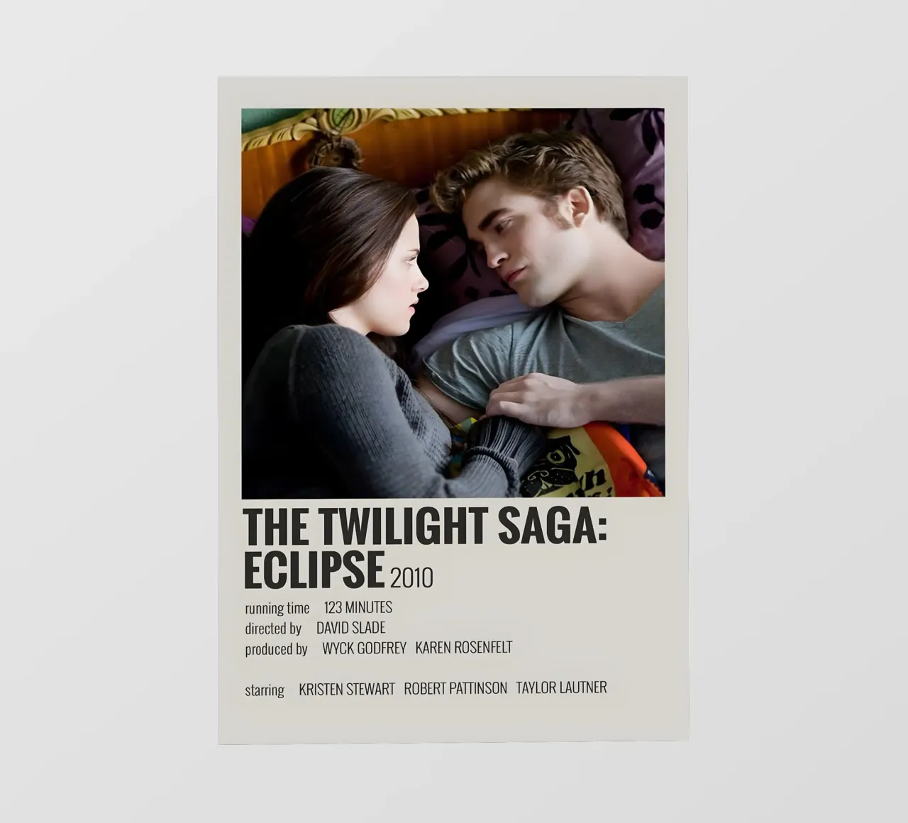 THE TWILIGHT SAGA ECLIPSE 2010 pellicola backlit da MVFminimalist