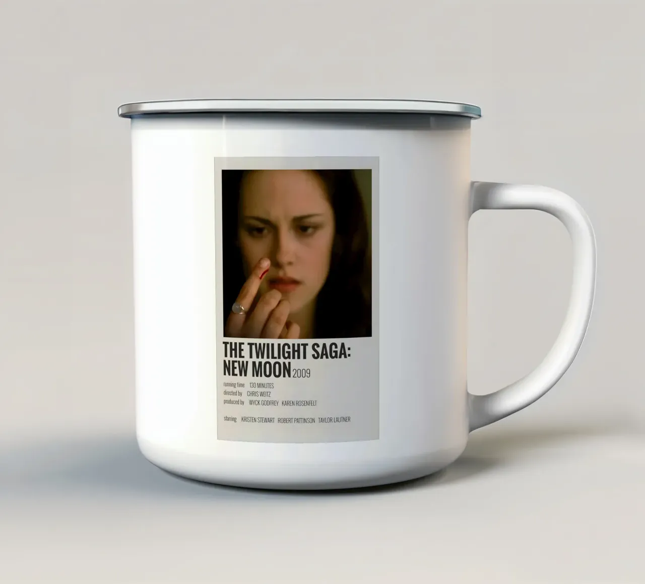 THE TWILIGHT SAGA NEW MOON 2009 tazza in smalto da MVFminimalist