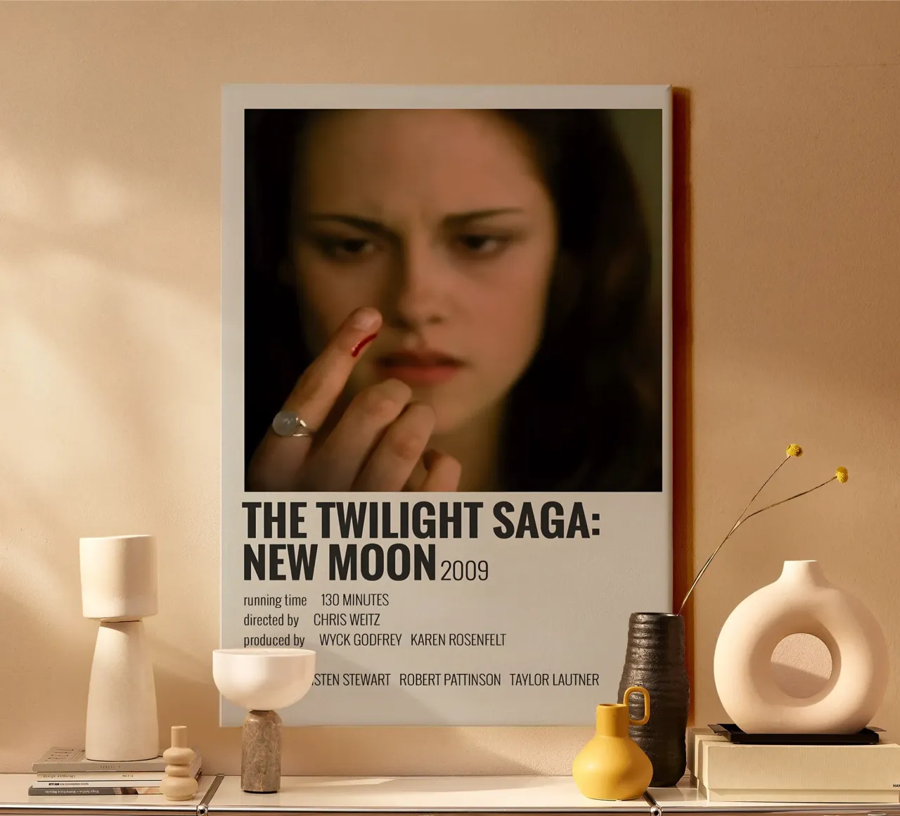 THE TWILIGHT SAGA NEW MOON 2009 tela con Cornice a cassetta da MVFminimalist