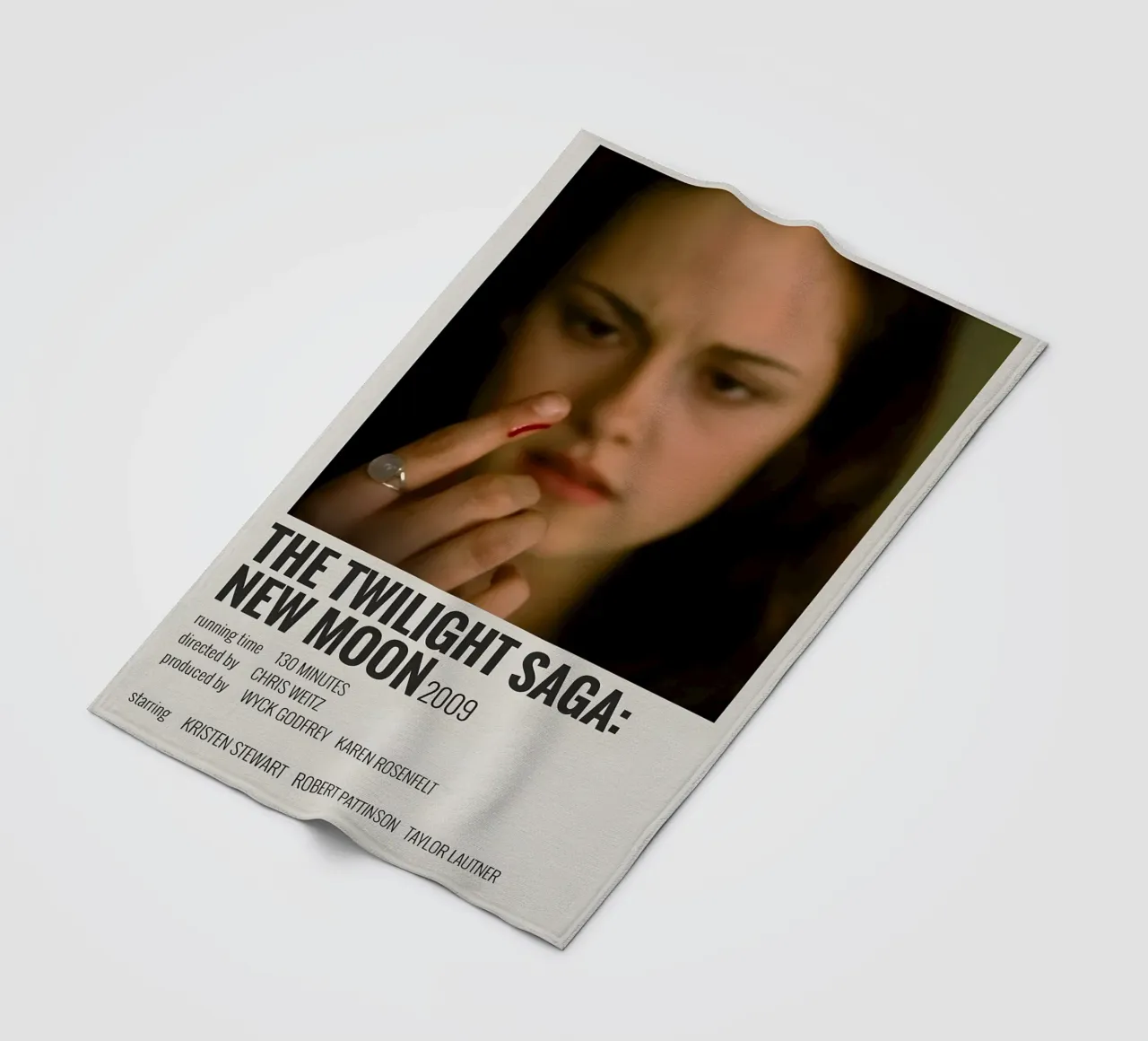 THE TWILIGHT SAGA NEW MOON 2009 coperta in pile da MVFminimalist