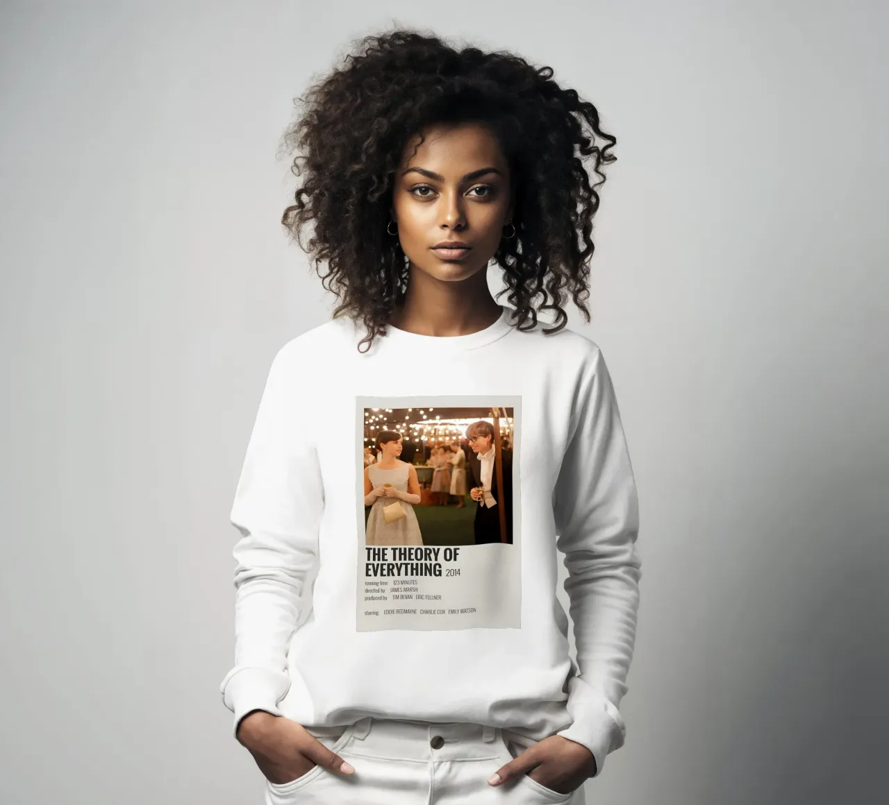 THE THEORY OF EVERYTHING 2014 felpa da MVFminimalist