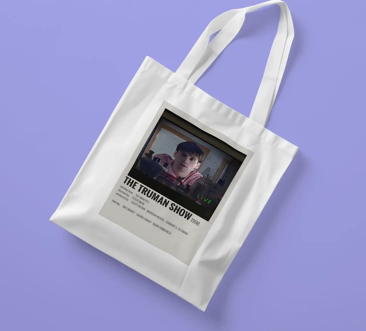 THE TRUMAN SHOW 1998 borsa in juta da MVFminimalist