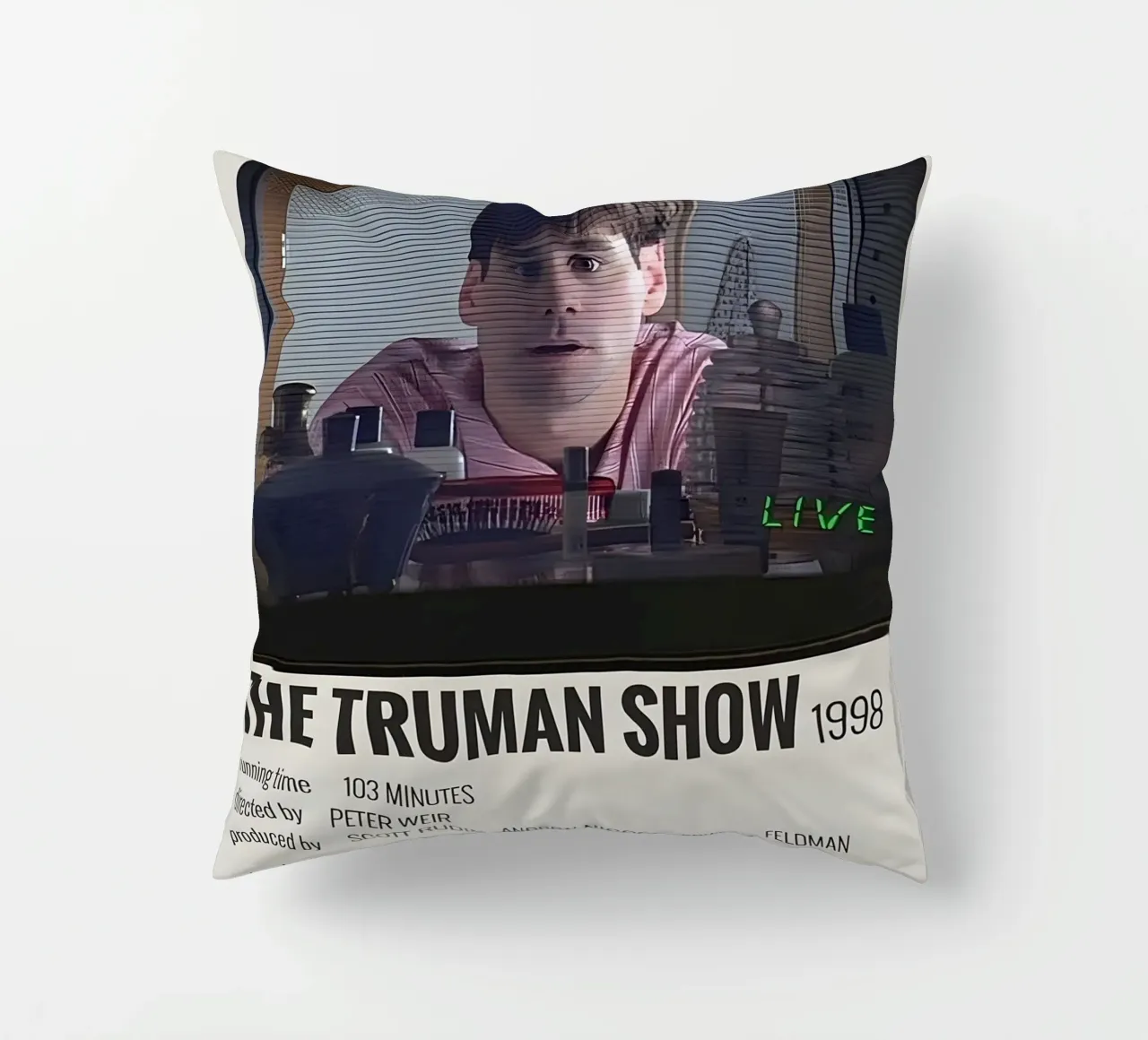THE TRUMAN SHOW 1998 cuscino da MVFminimalist