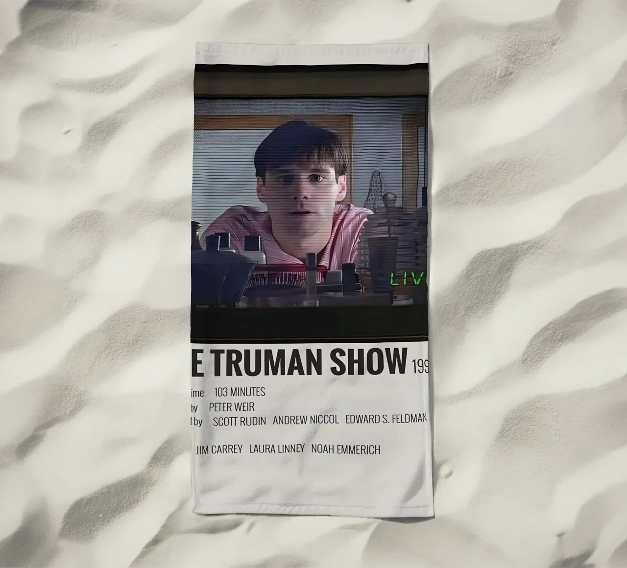 THE TRUMAN SHOW 1998 telo mare da MVFminimalist