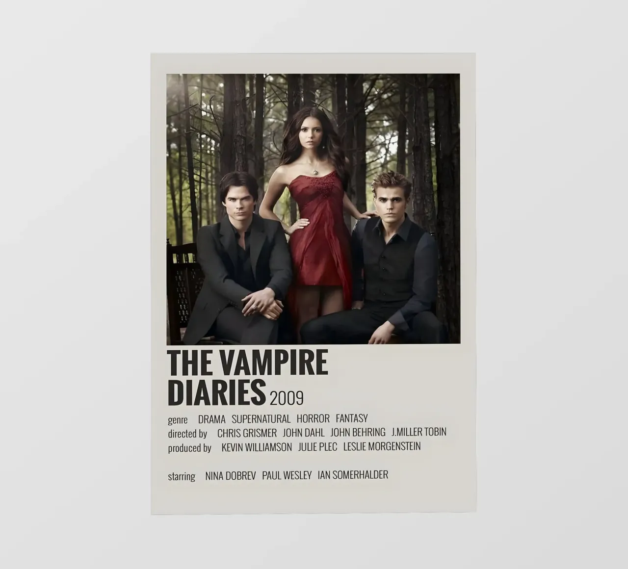 THE VAMPIRE DIARIES 2009 telo in pvc da MVFminimalist