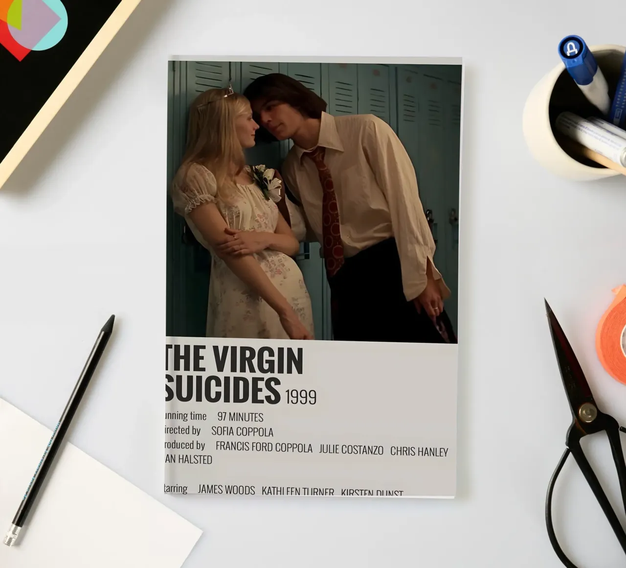 THE VIRGIN SUICIDES 1999 notebook by MVFminimalist