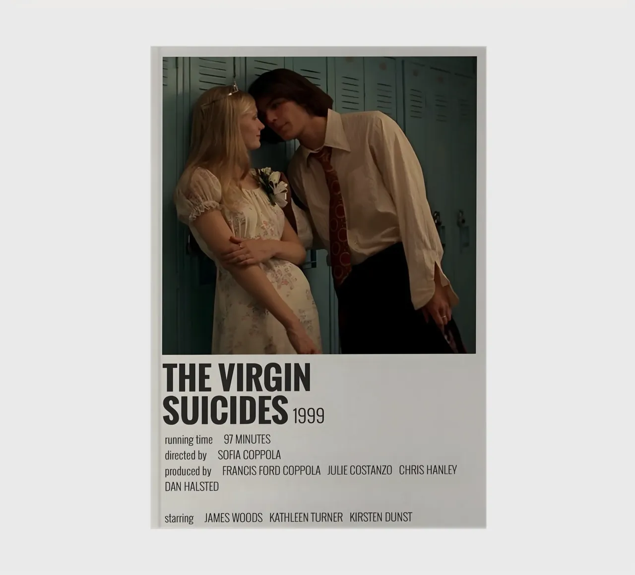 THE VIRGIN SUICIDES 1999 notebook by MVFminimalist