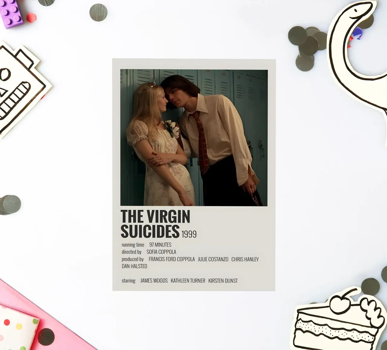 THE VIRGIN SUICIDES 1999 sticker by MVFminimalist