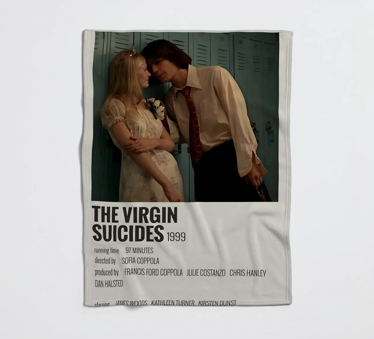 THE VIRGIN SUICIDES 1999 coperta in pile da MVFminimalist