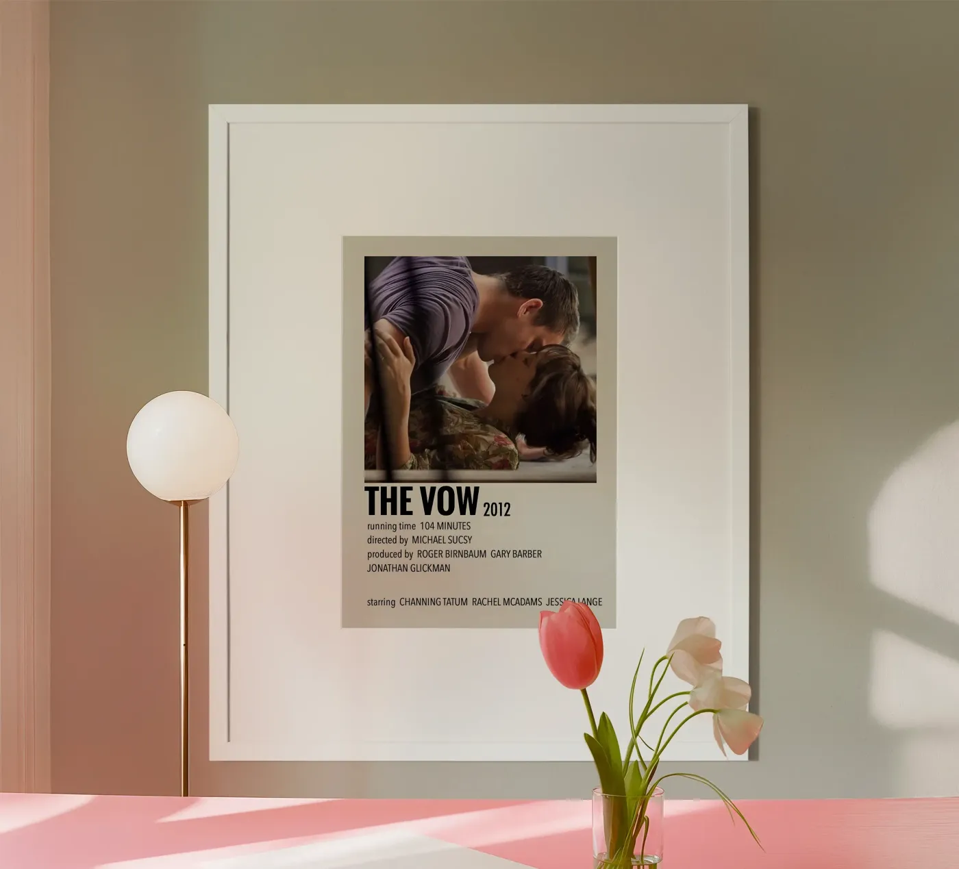 THE VOW 2012 poster da MVFminimalist