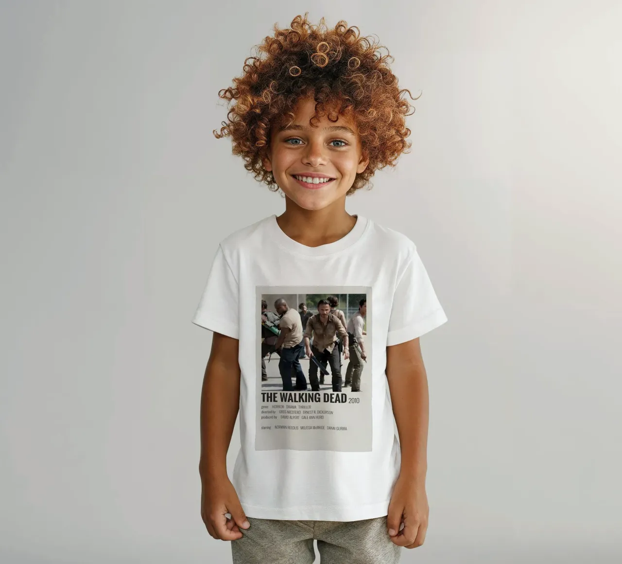 THE WALKING DEAD 2010 kids t-shirt by MVFminimalist