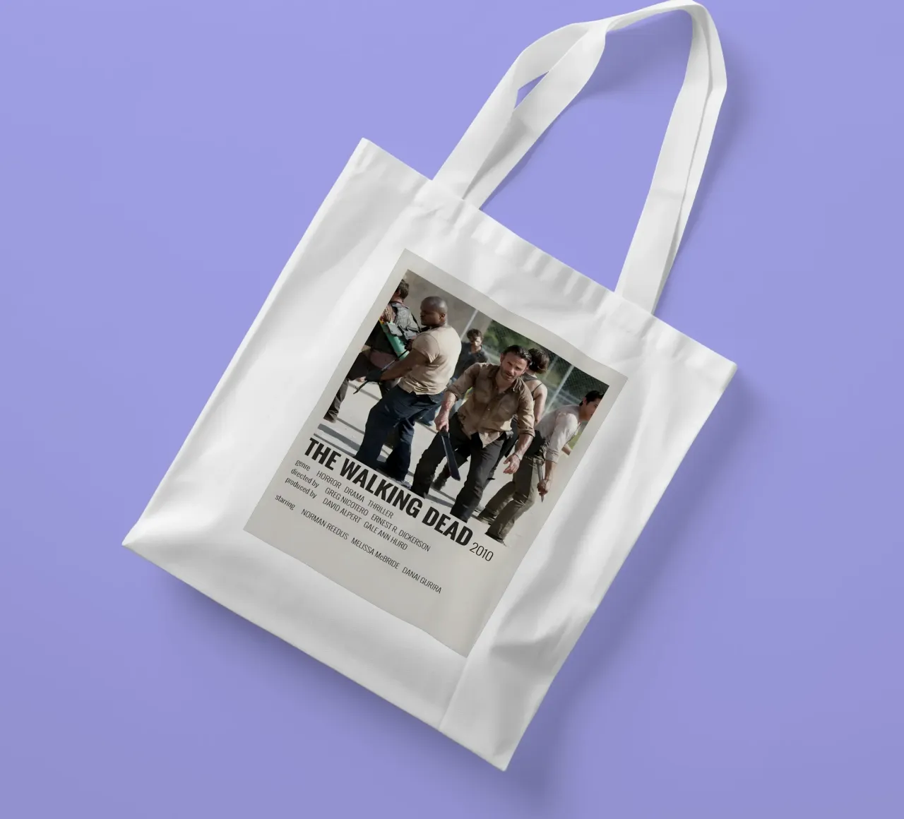THE WALKING DEAD 2010 borsa in juta da MVFminimalist