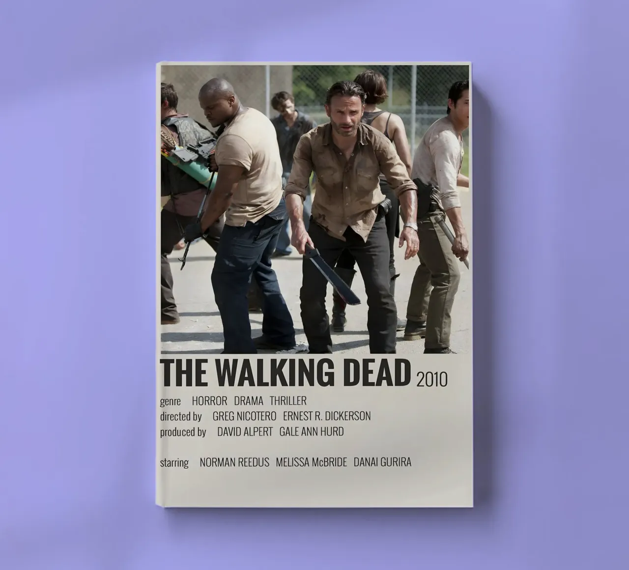 THE WALKING DEAD 2010 notebook by MVFminimalist