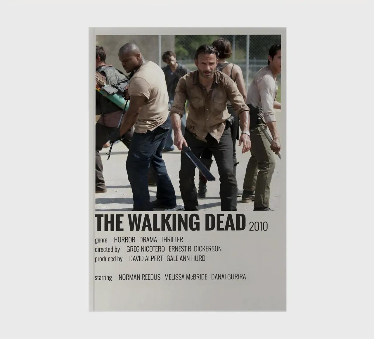 THE WALKING DEAD 2010 notebook by MVFminimalist