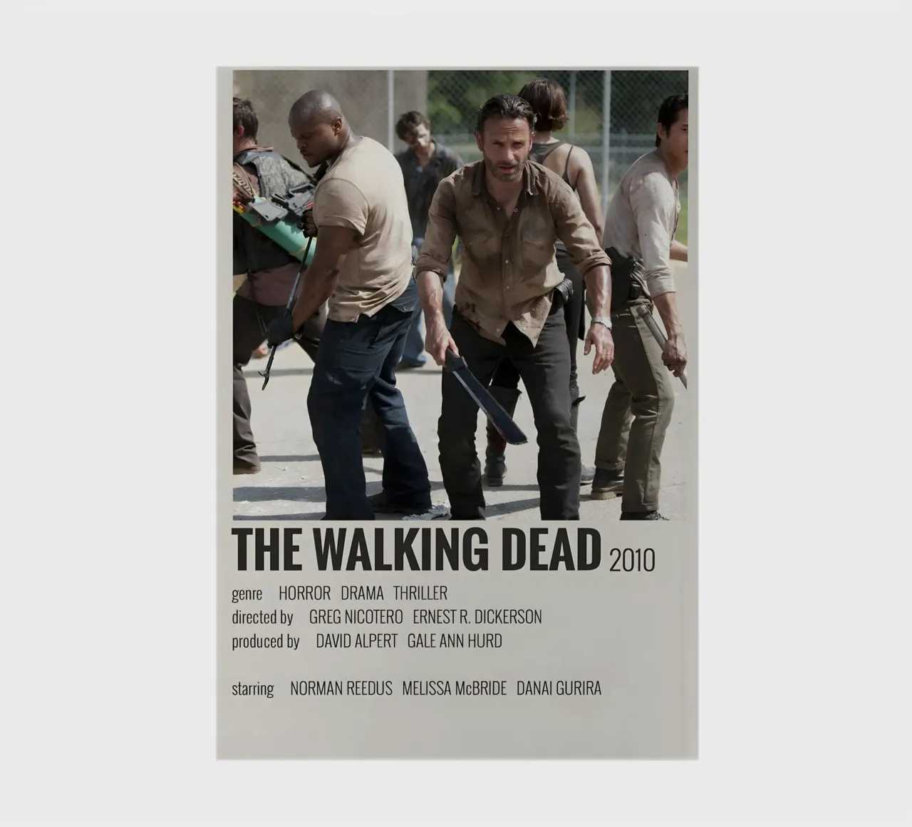 THE WALKING DEAD 2010 notebook by MVFminimalist