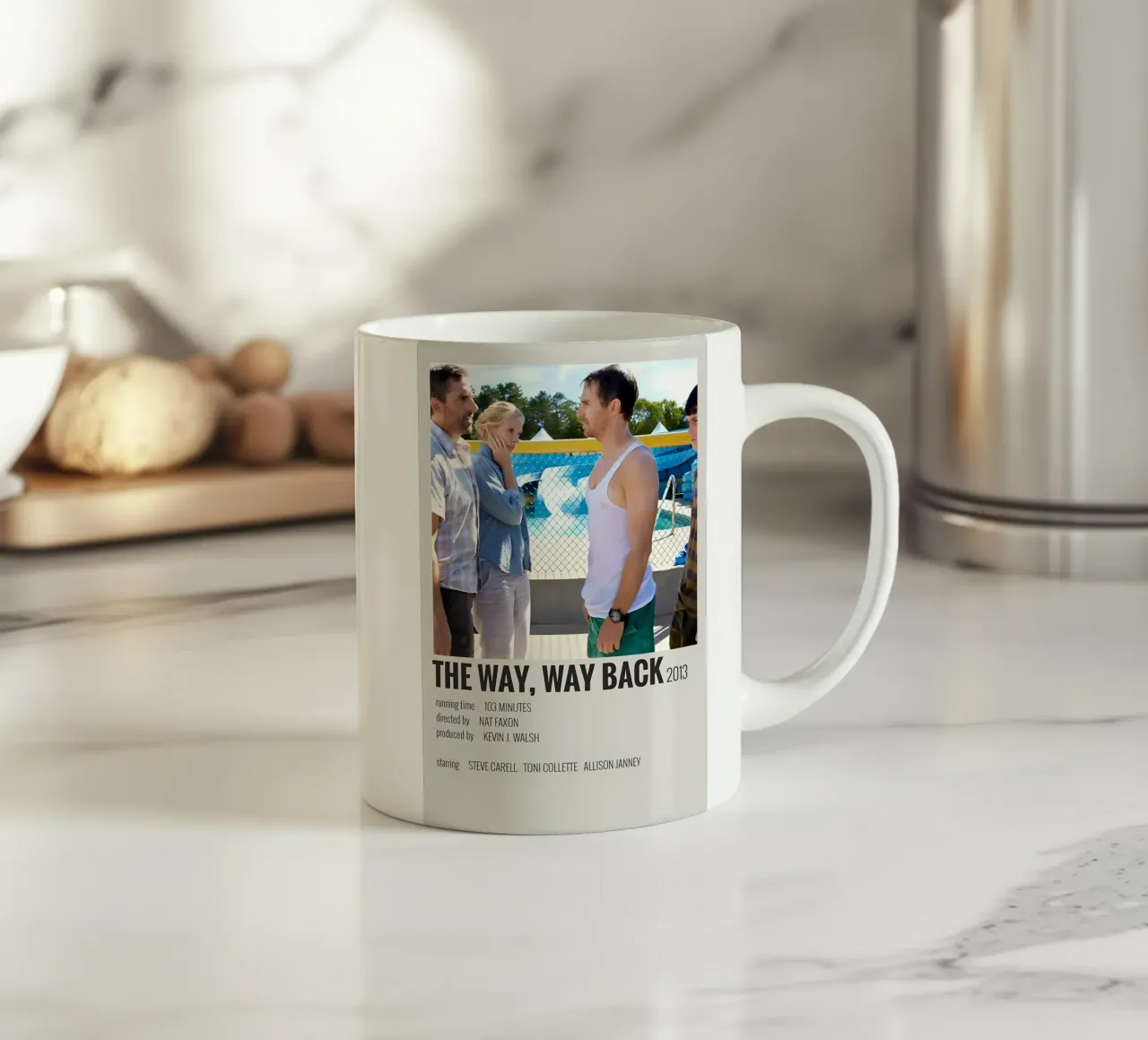 THE WAY, WAY BACK 2013 tazza in ceramica da MVFminimalist