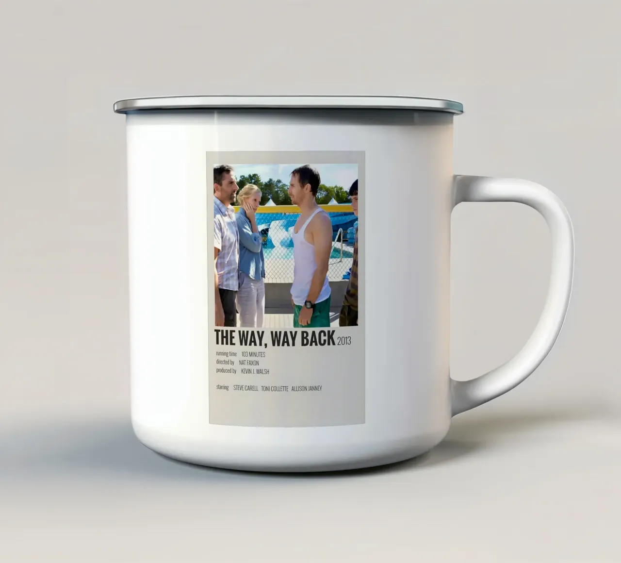 THE WAY, WAY BACK 2013 tazza in smalto da MVFminimalist