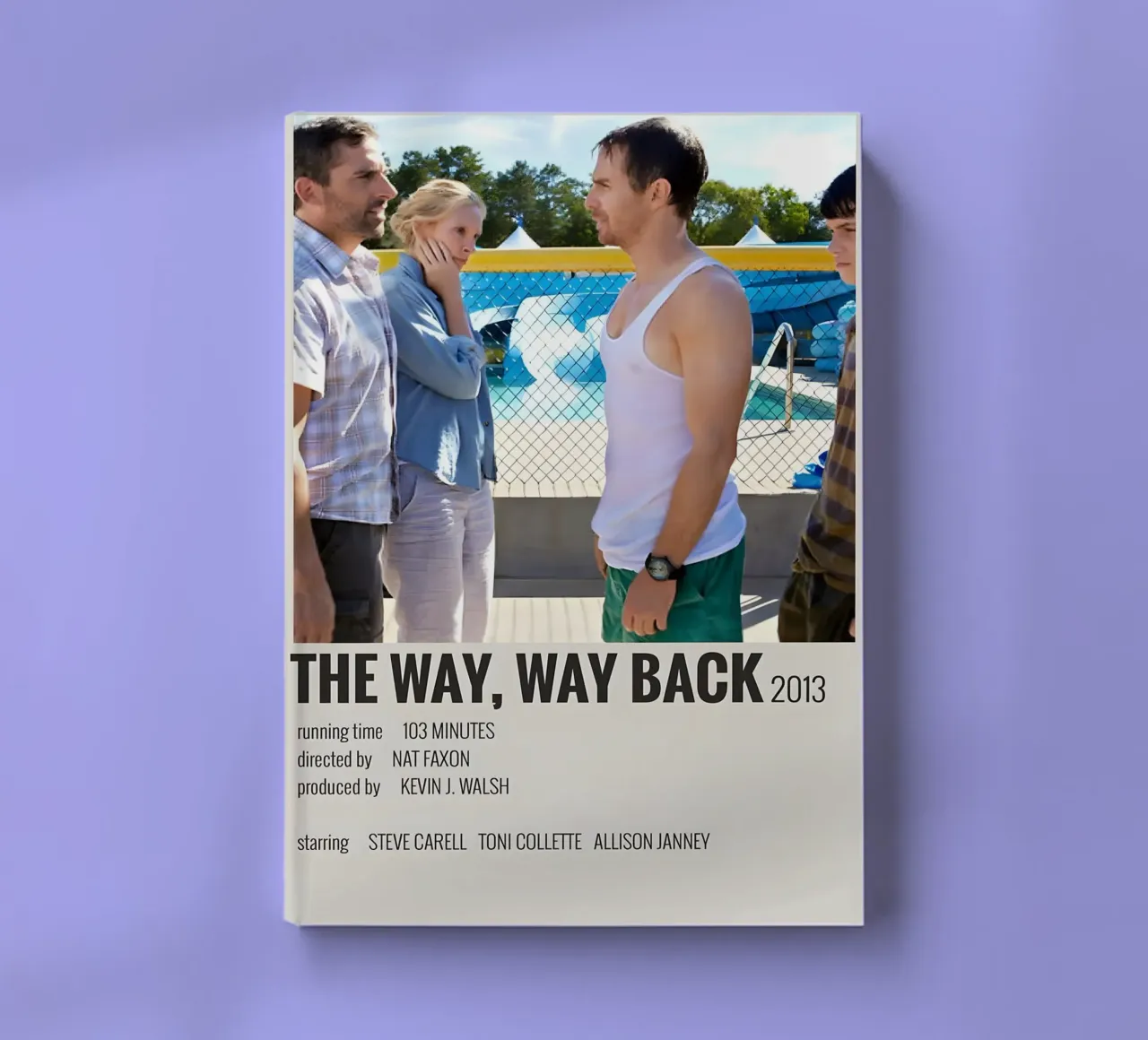 THE WAY, WAY BACK 2013 notebook by MVFminimalist