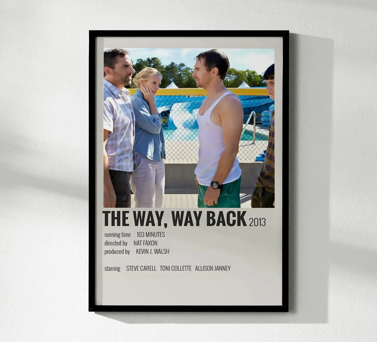 THE WAY, WAY BACK 2013 poster da MVFminimalist