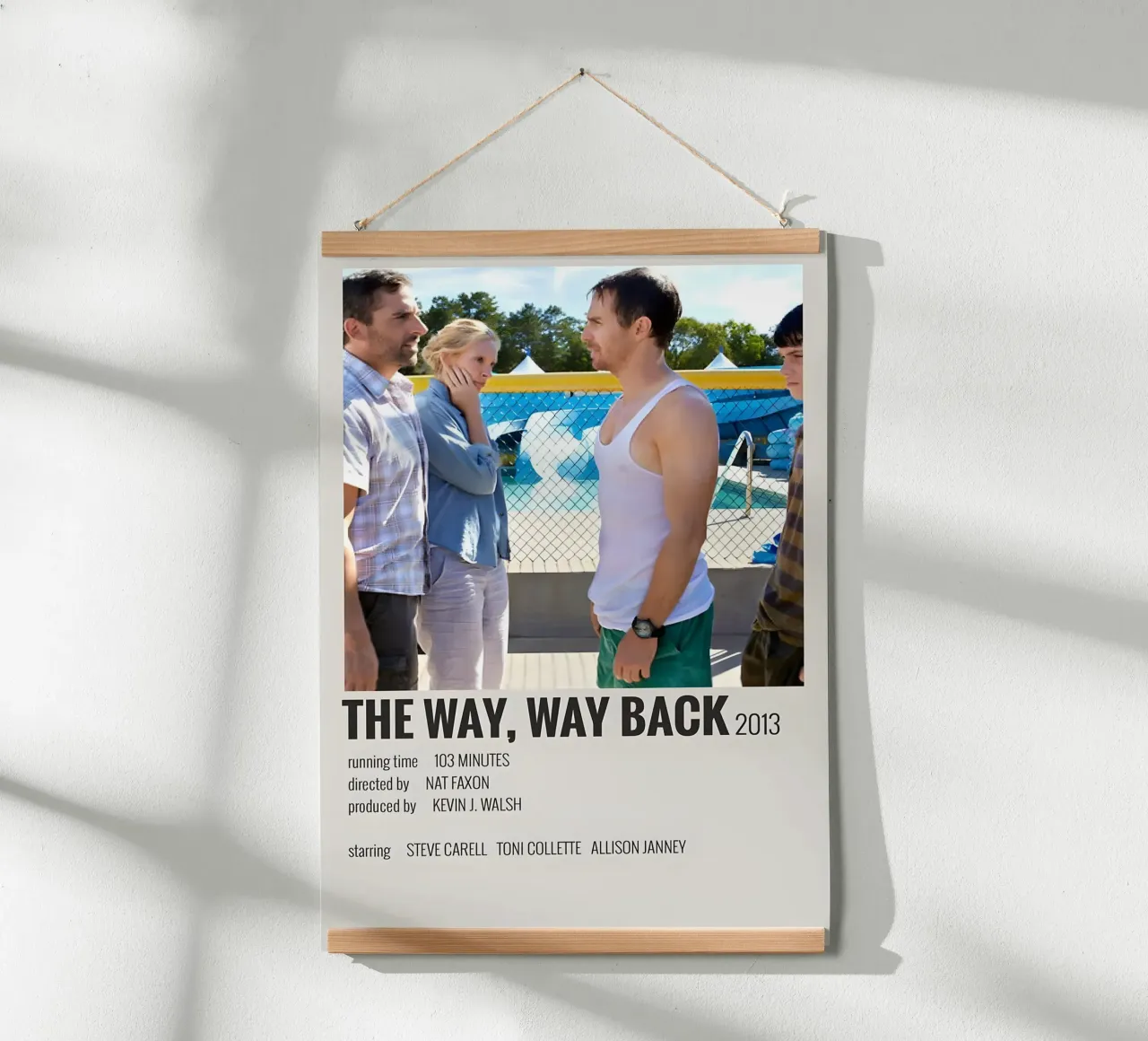 THE WAY, WAY BACK 2013 poster da MVFminimalist