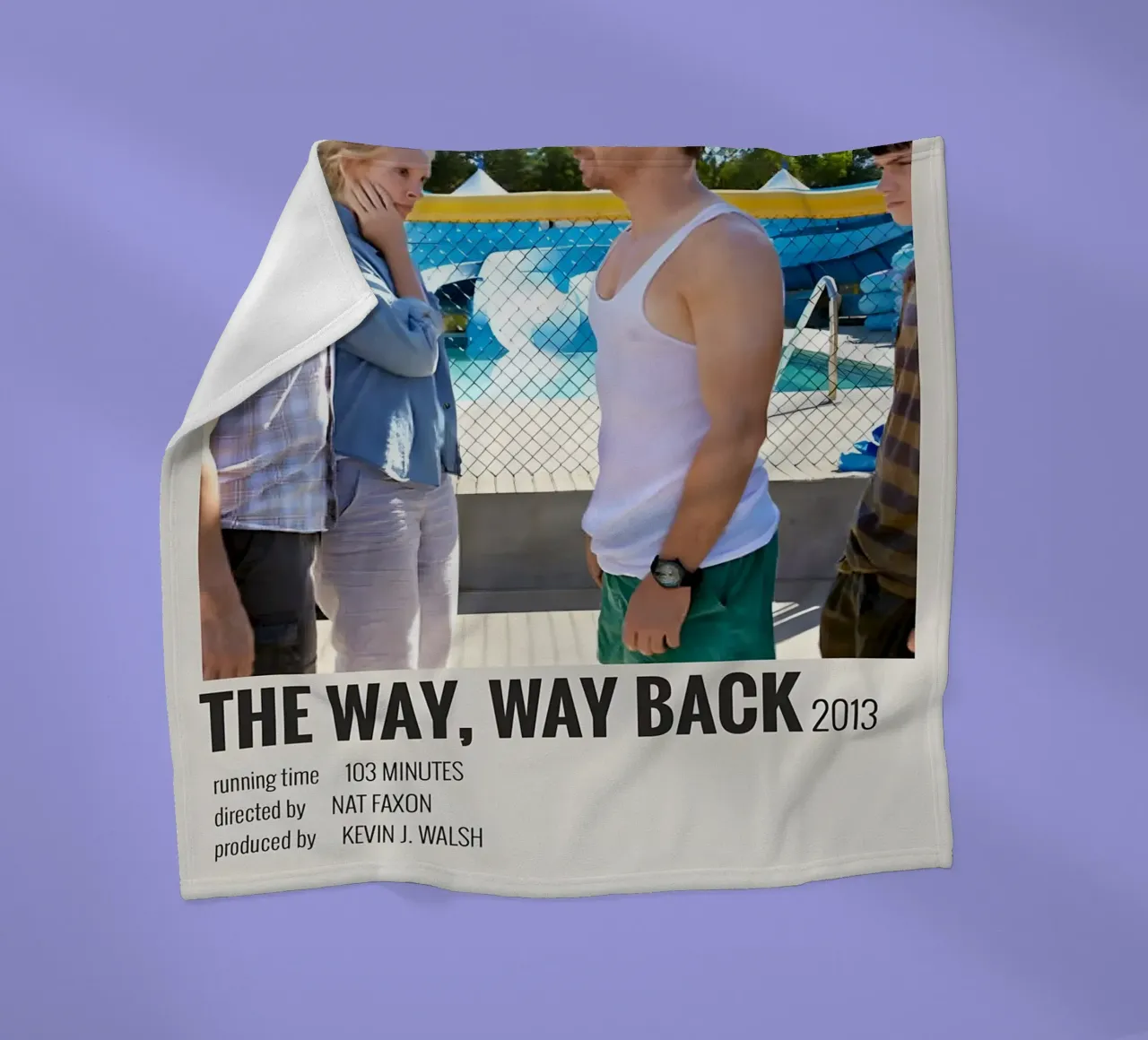 THE WAY, WAY BACK 2013 coperta in pile da MVFminimalist