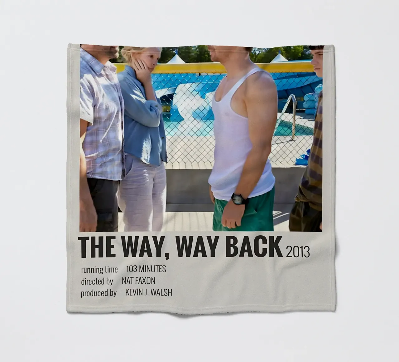 THE WAY, WAY BACK 2013 coperta in pile da MVFminimalist