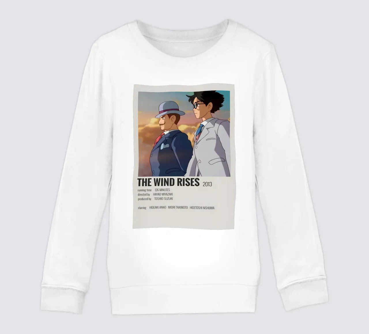 THE WIND RISES 2013 felpa bambino da MVFminimalist