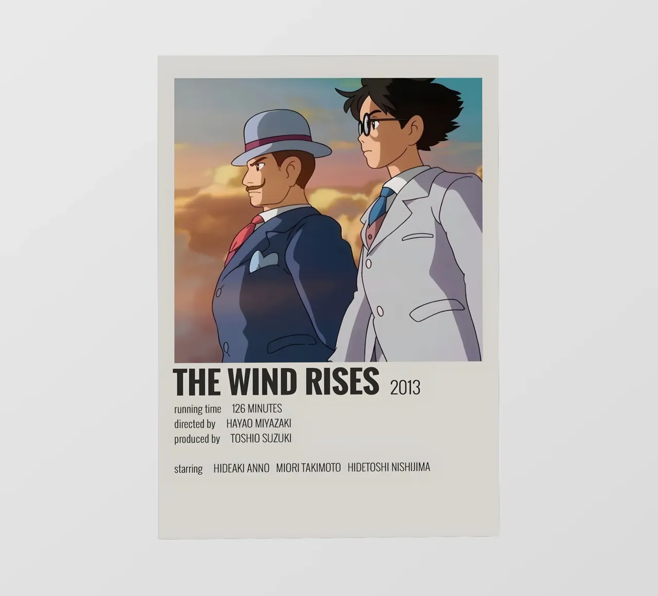 THE WIND RISES 2013 PVC Plane von MVFminimalist